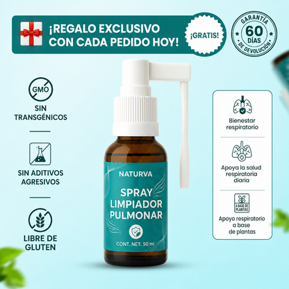 Spray limpiador de pulmons Naturva