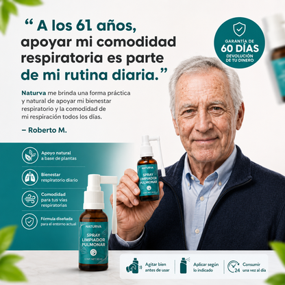 Spray limpiador de pulmons Naturva