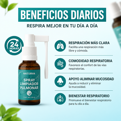 Spray limpiador de pulmons Naturva